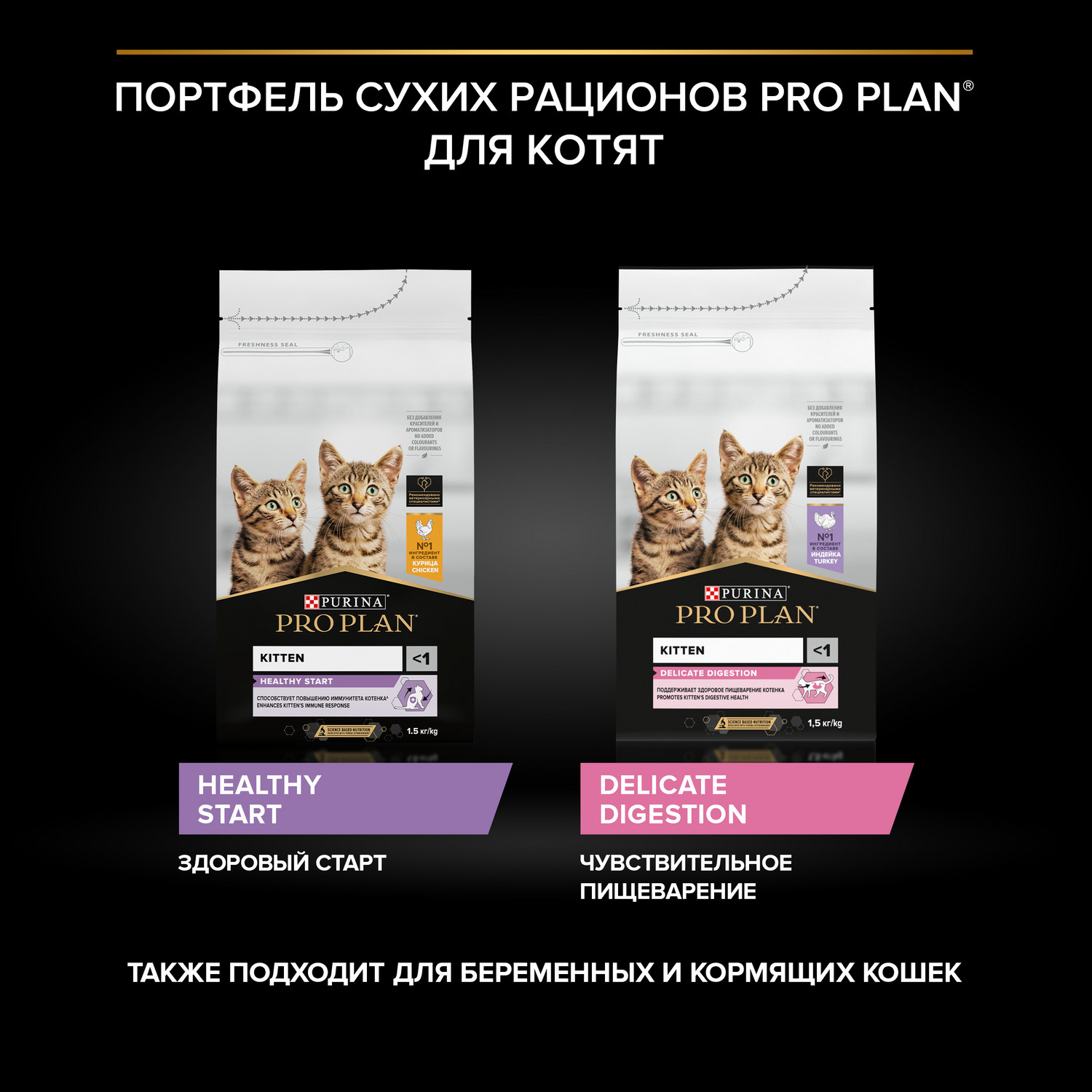 Корм сухой для котят PRO PLAN 1.5кг с индейкой при чувствительном пищеварении - фото 13