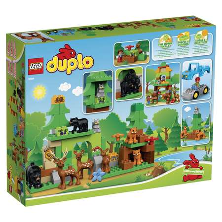 Конструктор LEGO DUPLO Лесной заповедник блочный