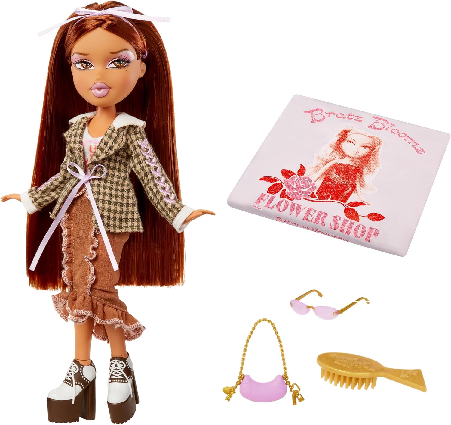 Кукла модельная Bratz Stylin Ясмин 544876-EUC - фото 1