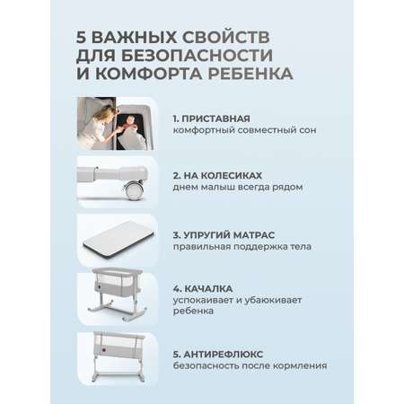Колыбель Lionelo Aurora Beige Sand