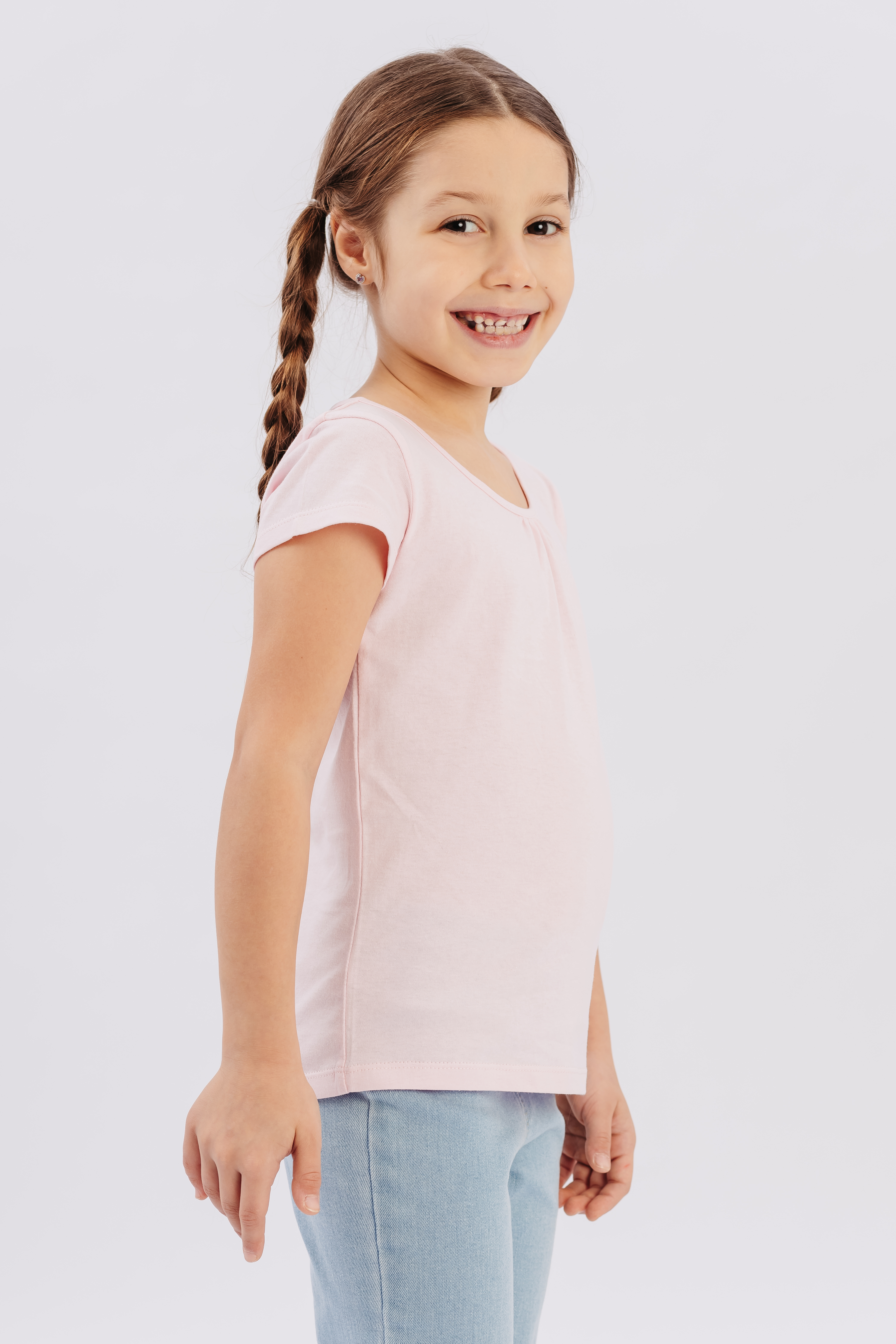 Футболка Linas baby 1844-10R Розовый - фото 4