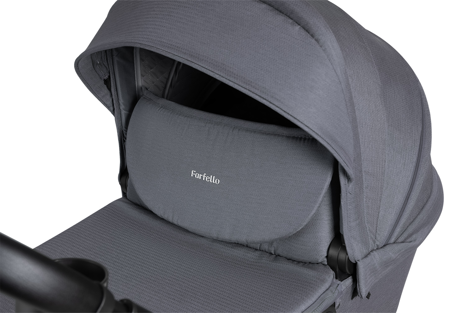 Коляска 3в1 Farfello Baby shell серый - фото 16