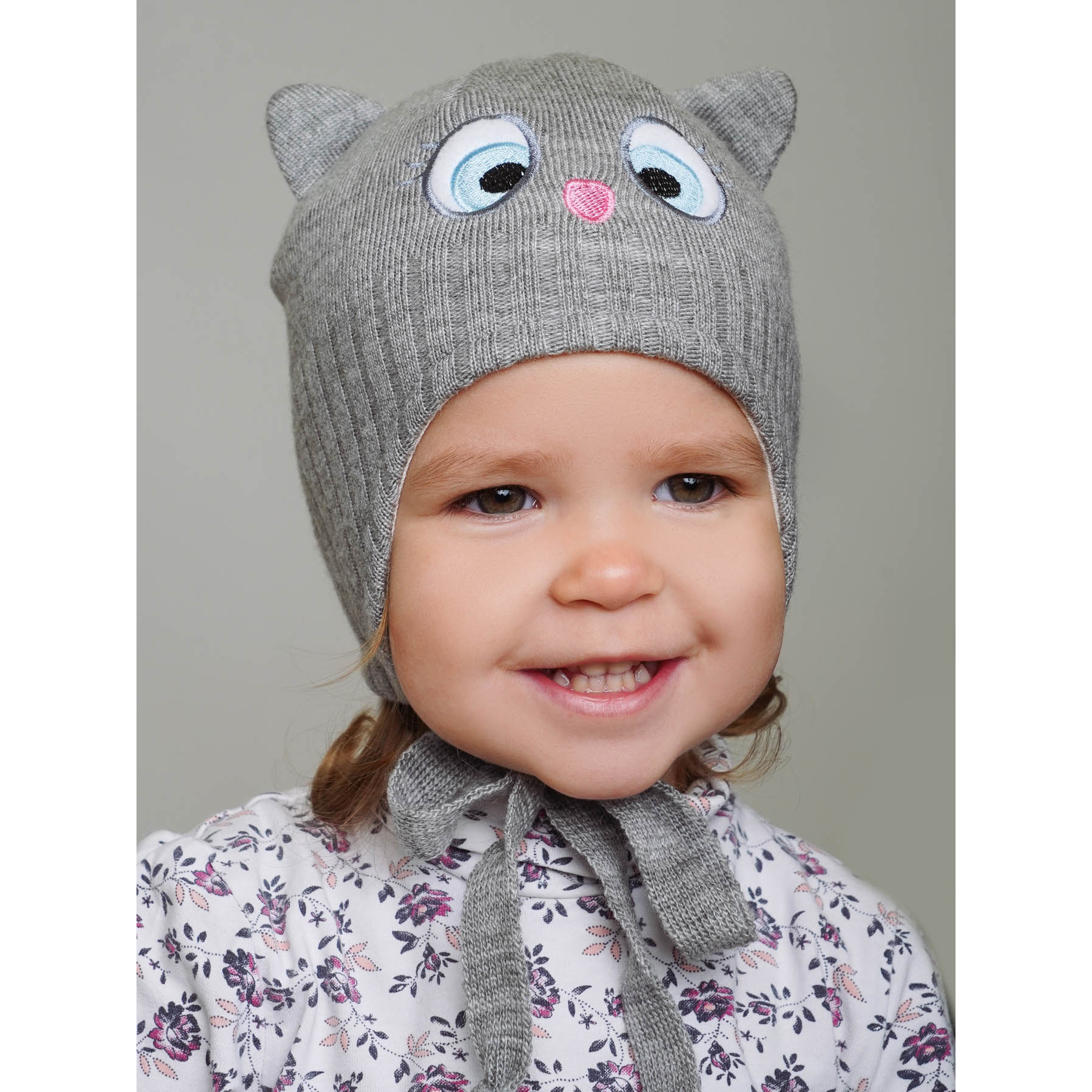 Шапка ПриКиндер D3-1952 Цвет: Серый - фото 12