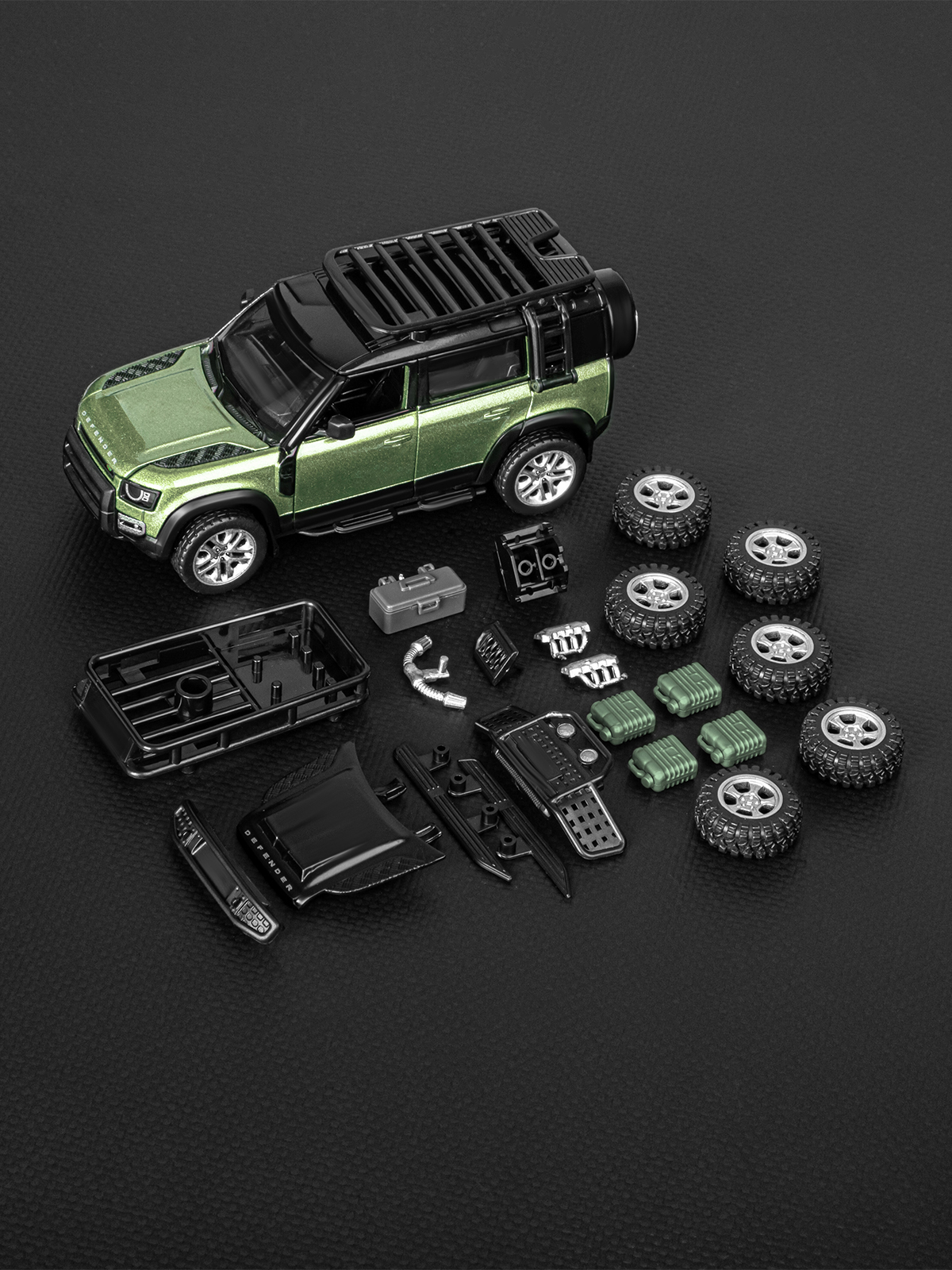 Автомобиль АВТОпанорама Land Rover Defender 110 Сборная модель 1:43 JB1251719 - фото 35
