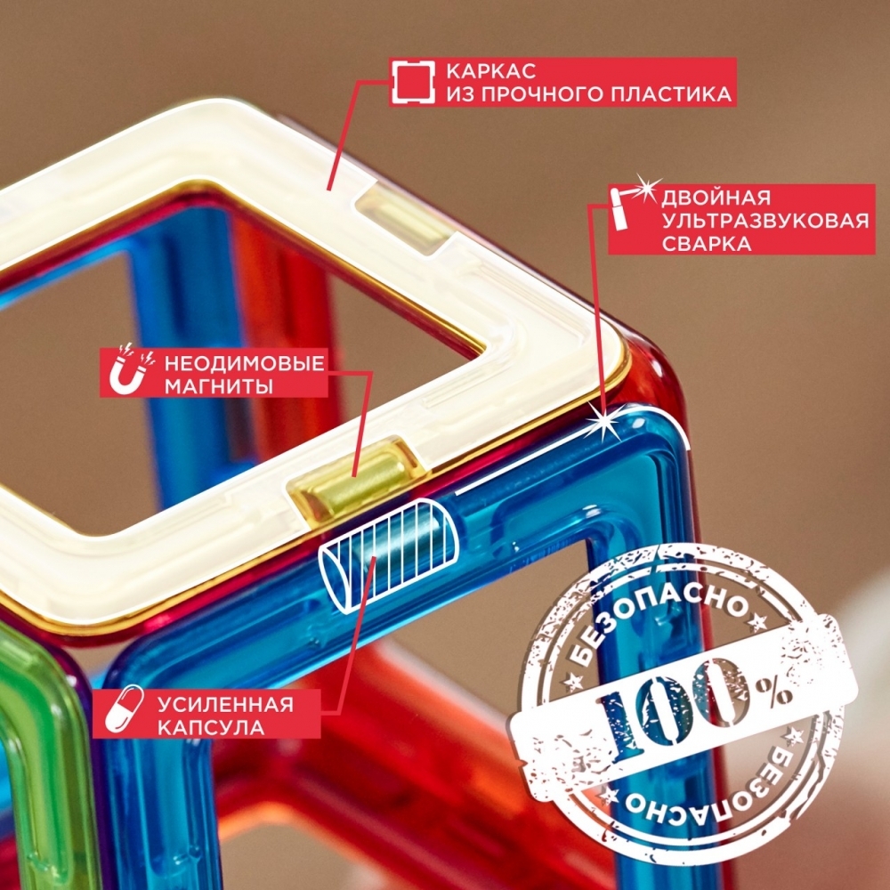 Конструктор Magformers Колеса магнитный - фото 6