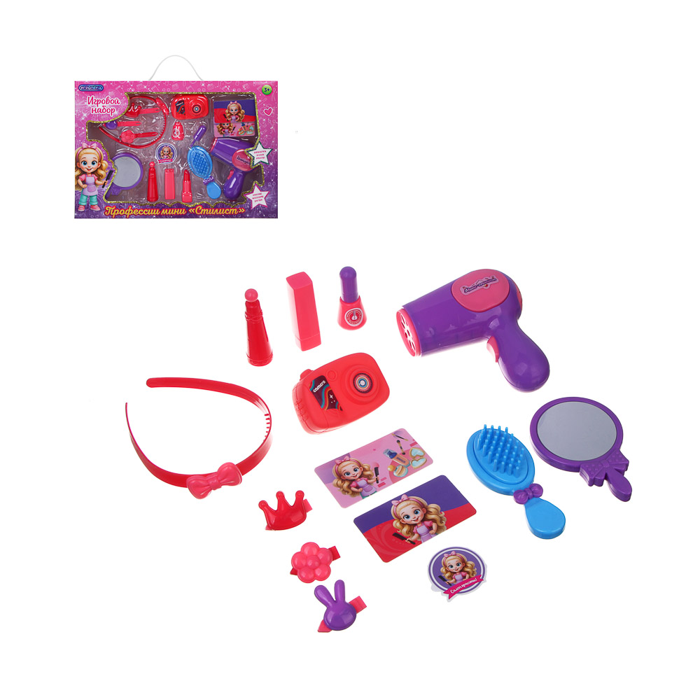 Игрушка Игроленд бижутерия, фен, косметика - фото 2