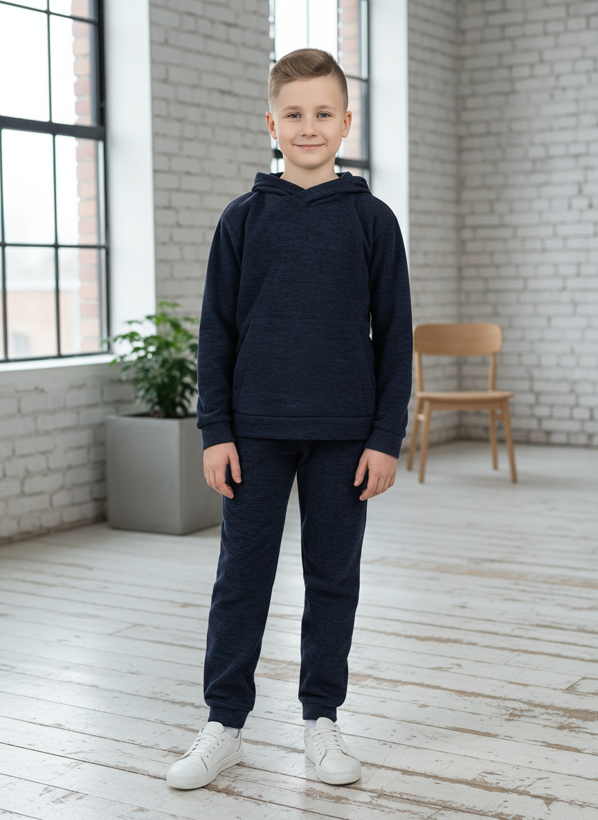 Изображение товара Флисовый костюм Худи и брюки Утенок для мальчика