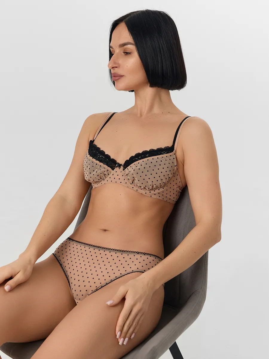 Трусы Mark Formelle (Марк Формэль) 412451/горошек на телесном - фото 7