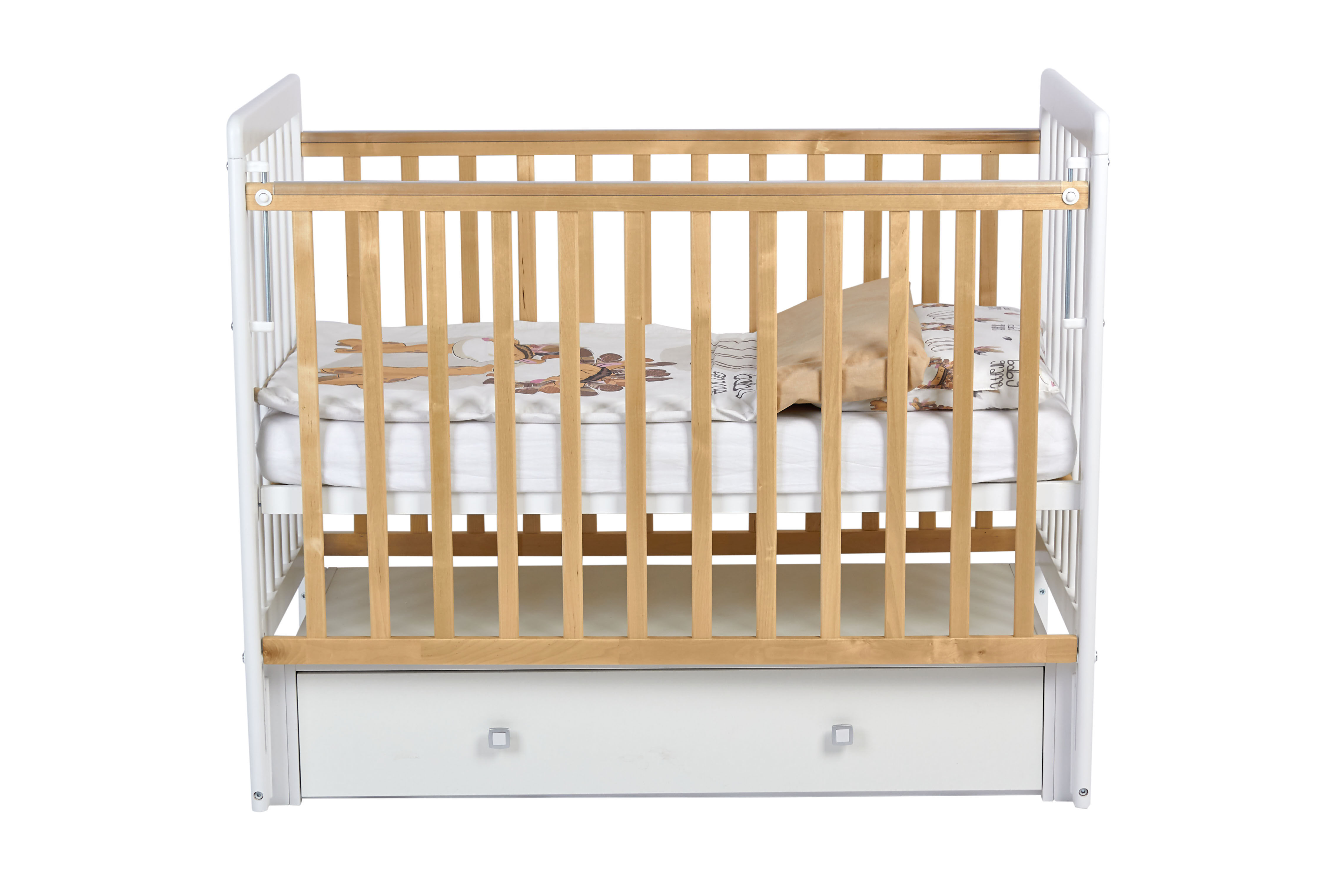 Детская кроватка Polini kids прямоугольная, универсальный маятник - фото 14