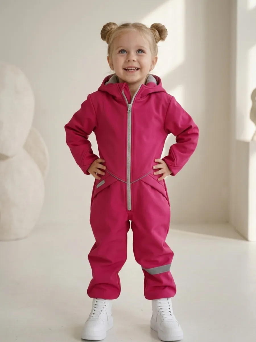 Комбинезон Minilik КОМБЕЗ.Софт.Розовый - фото 1