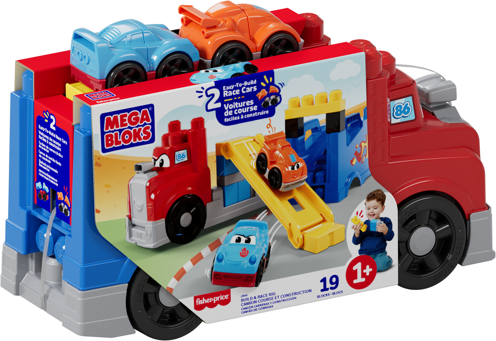 Конструктор Mega Bloks Build & Race Rig 19 дет. - фото 4