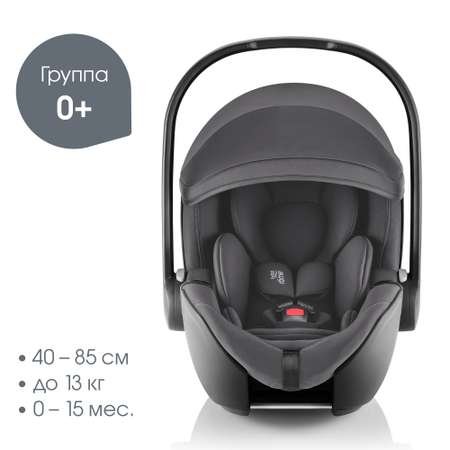 Автокресло Britax Roemer Baby-Safe Pro и Vario base Isofix 0+/1 (0-18 кг) серый