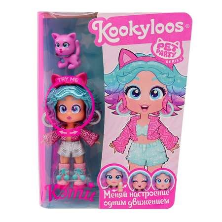 Кукла мини Kookyloos кукла Katie и питомец