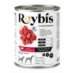 Корм полнорационный для взрослых собак Roybis с чувствительным пищеварением Паштет с говядиной консервированный 400г