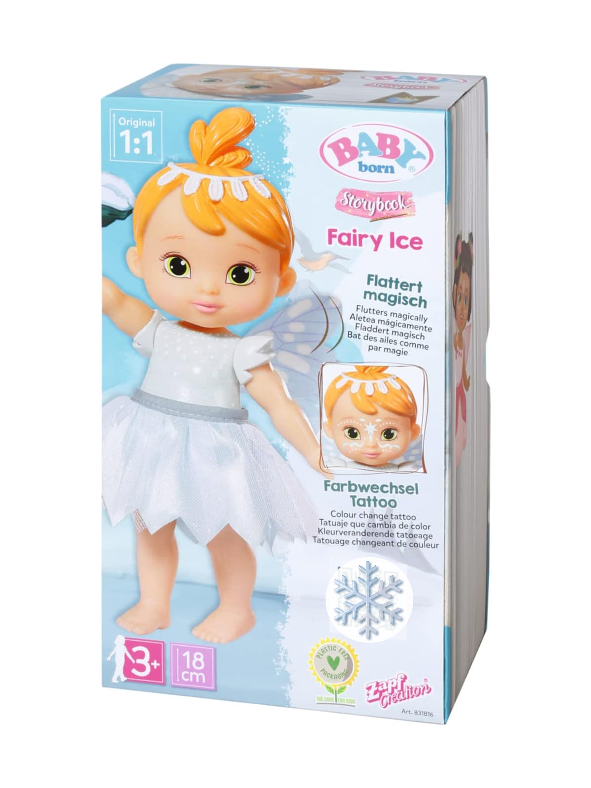 Кукла классическая BABY BORN Storybook Fairy Ice Фея Льда высота 18 см 831816 Ice - фото 8