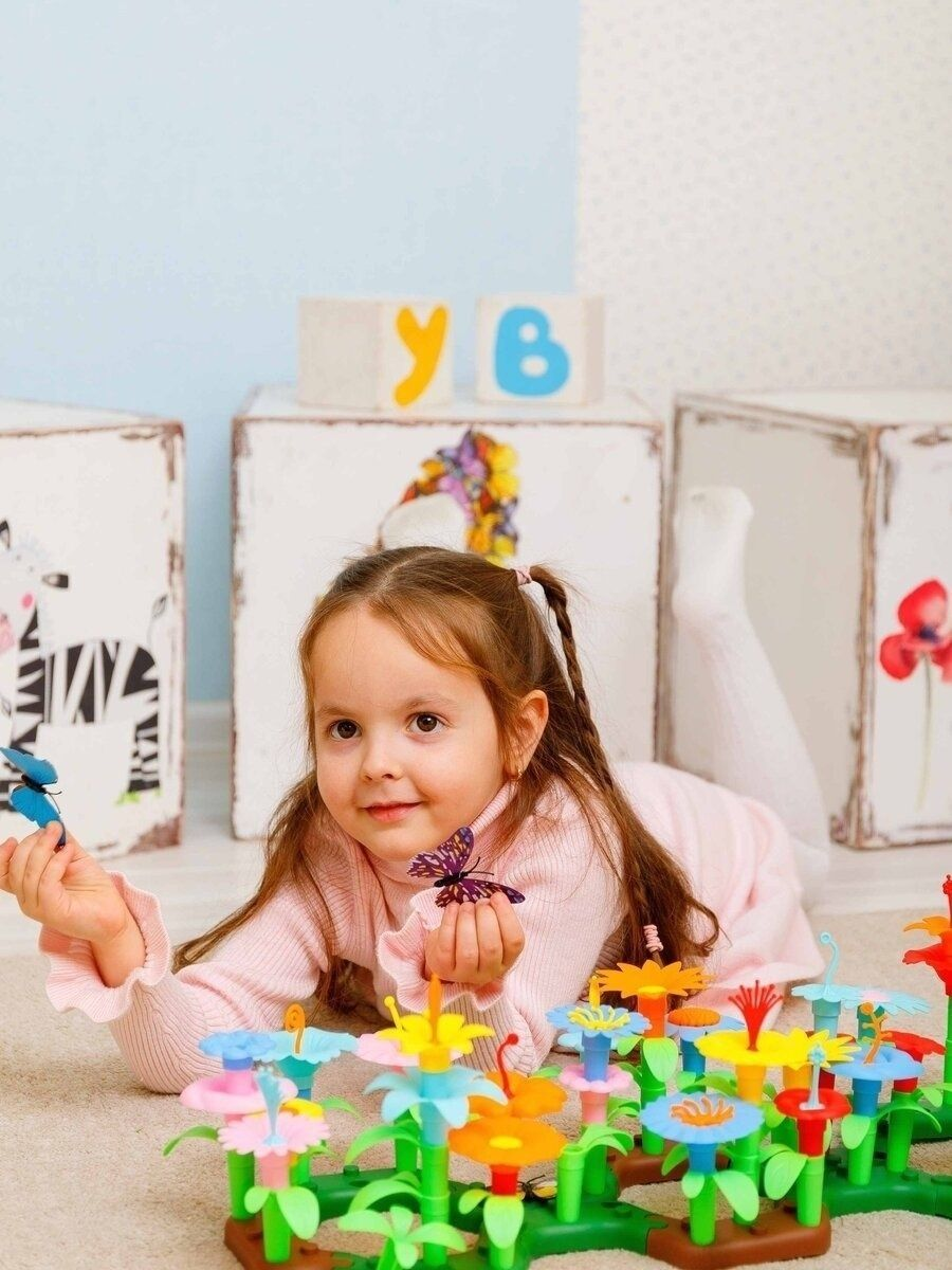 Конструктор TrendToys Конструктор цветы для девочек - фото 8