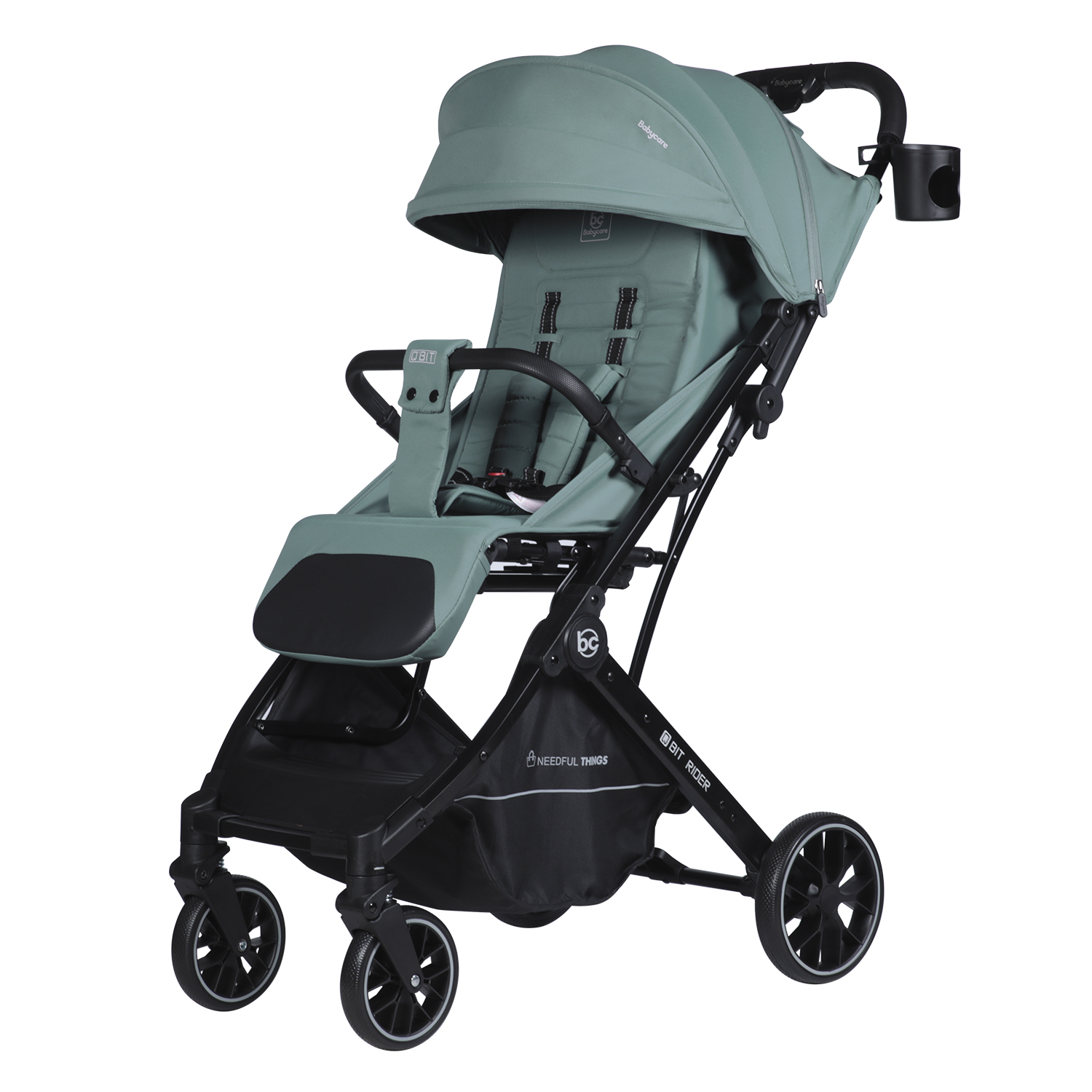 Коляска прогулочная BabyCare Q'bit зеленый зеленый - фото 1