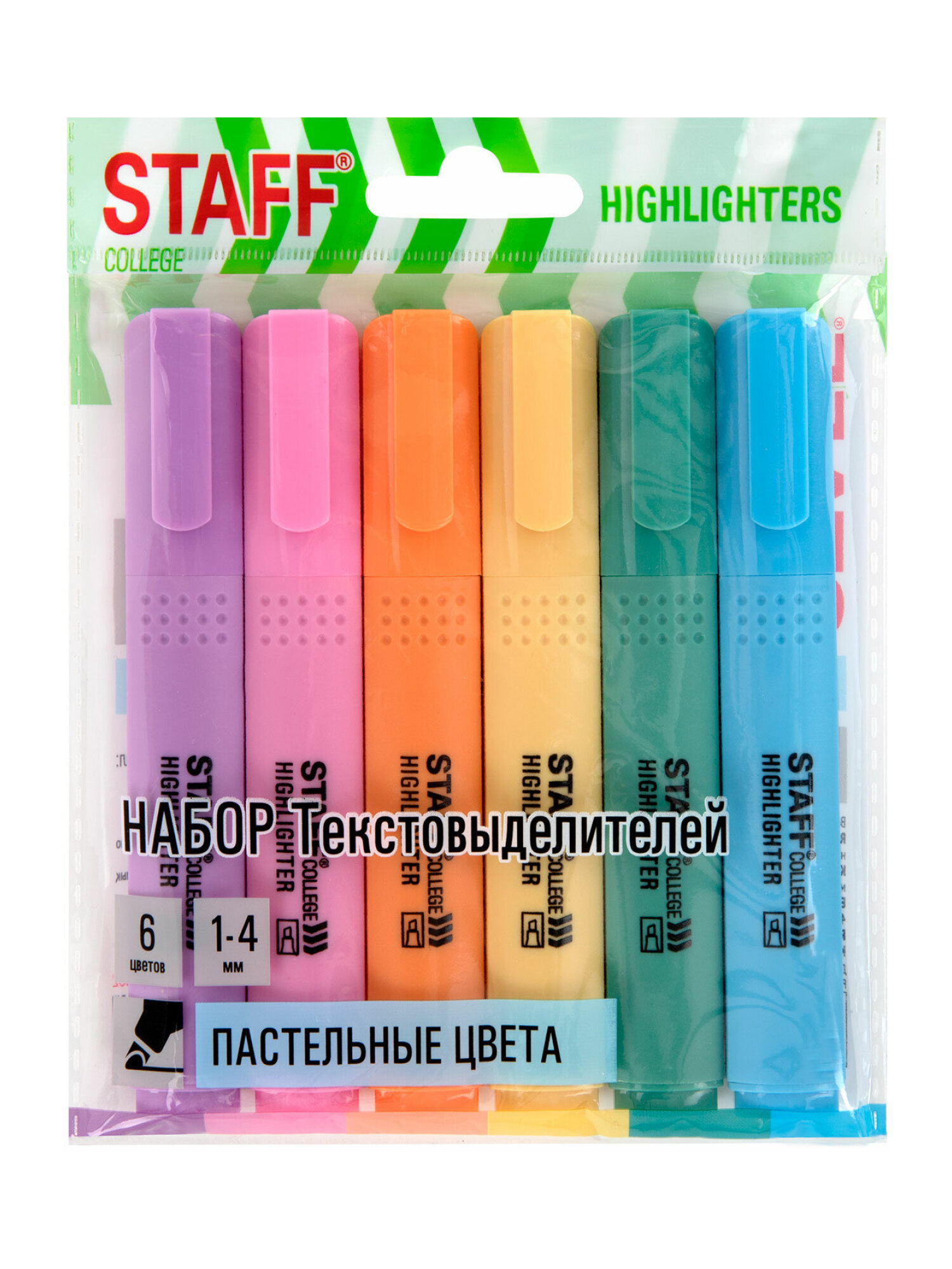 Текстовыделители Staff 6 шт. - фото 8
