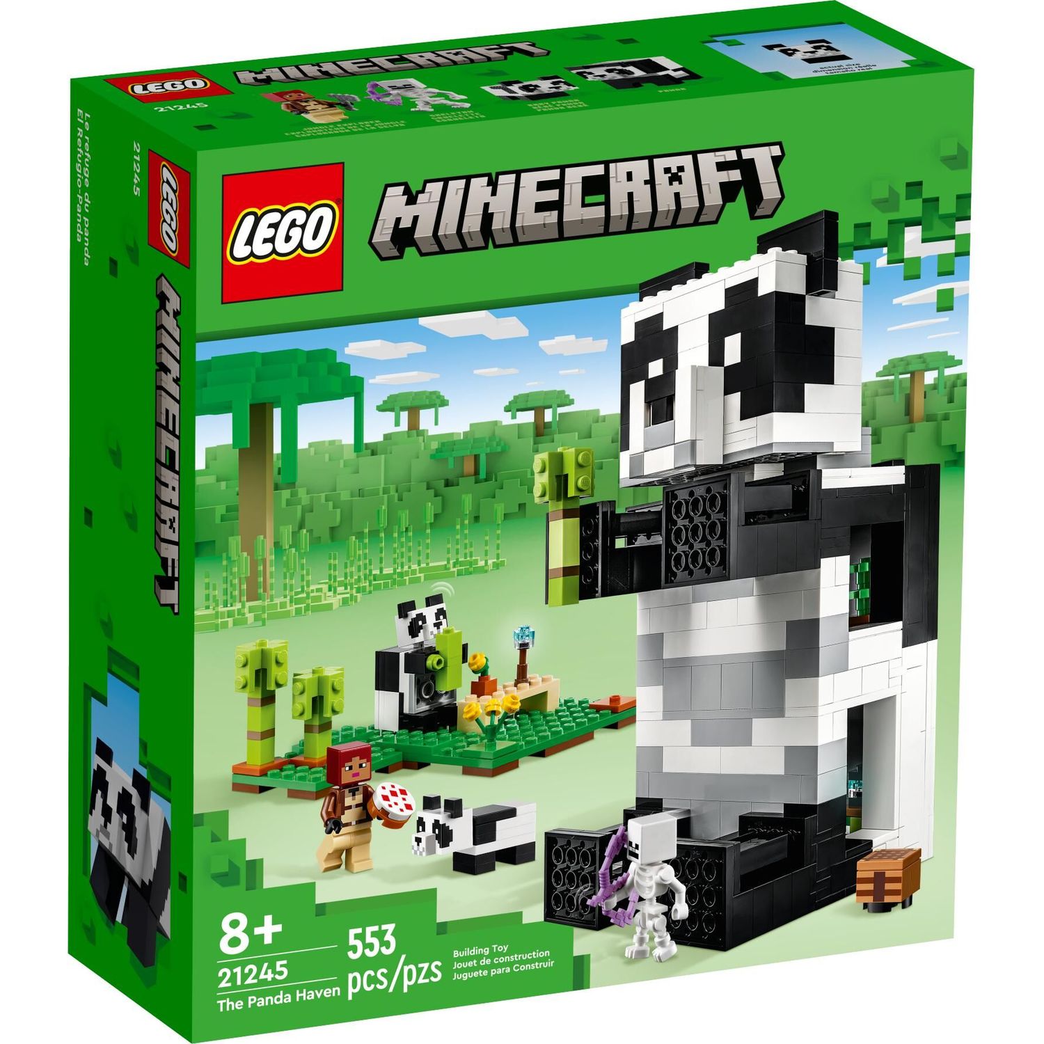 Конструктор LEGO Minecraft Дом панды - фото 1