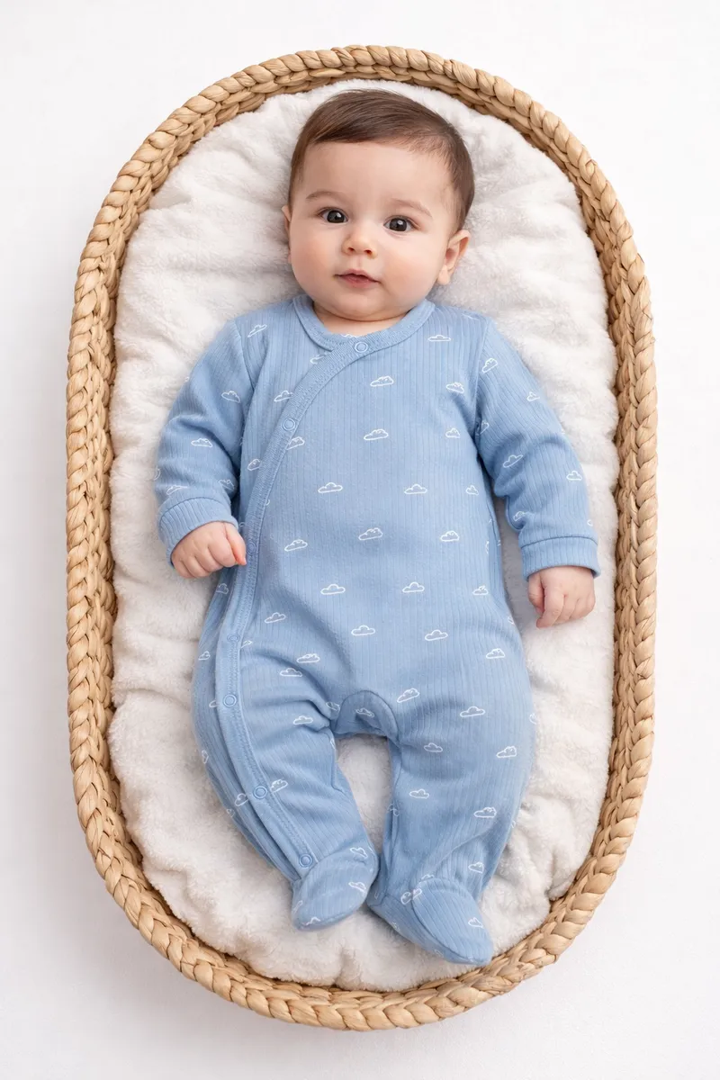 Изображение товара Комбинезон Эскимо для новорожденных 74 хлопковый теплый и удобный