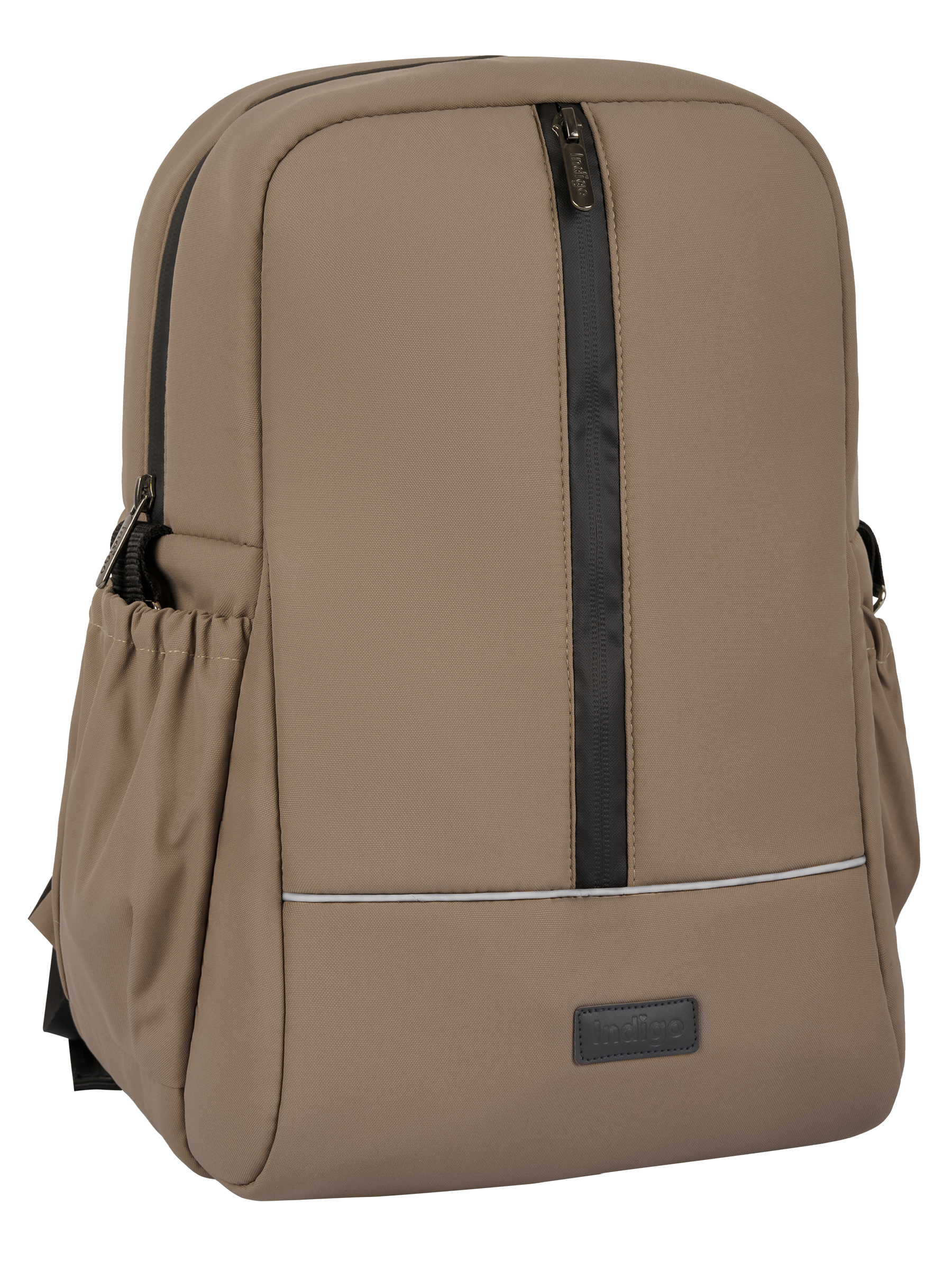 Коляска 2в1 Indigo Coin темно-бежевый - фото 20