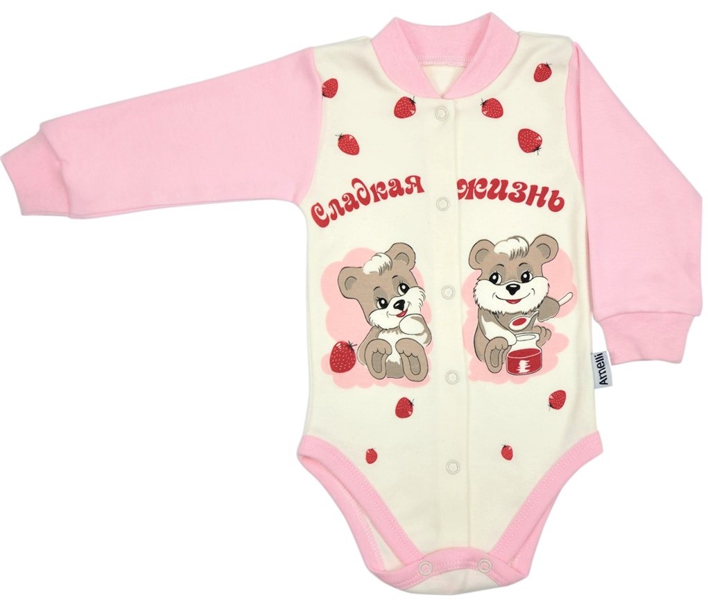 Боди ОПТОВИЧКОФФ 290.040.0.125.005 розовый - фото 1