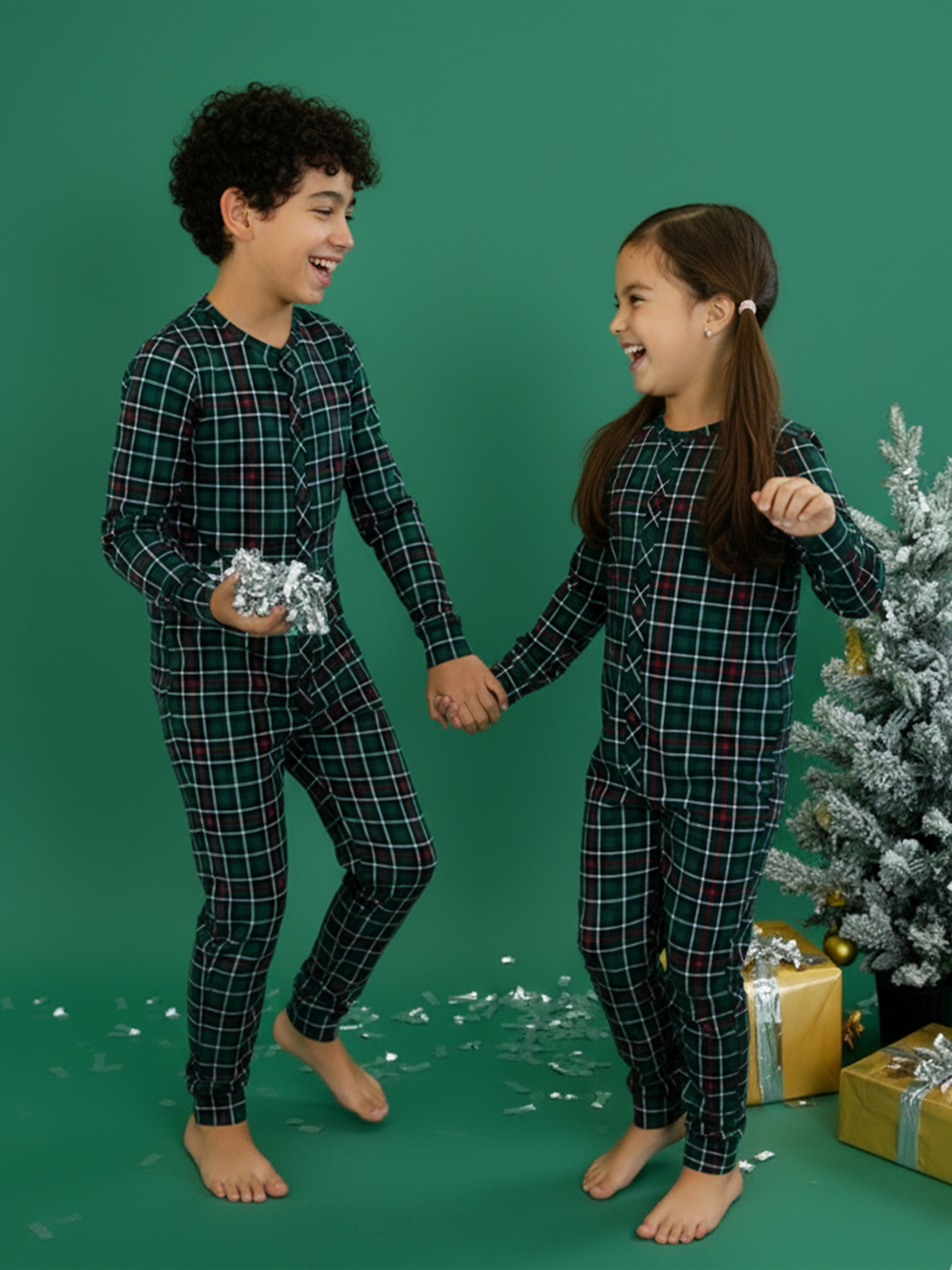 Пижама Веселый малыш 153/17/Клетка зел - фото 9