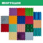 Массажный детский коврик пазл Ортодон развивающий игровой набор Богатырь