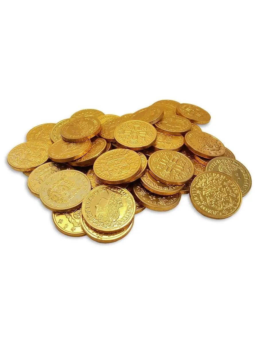 Шоколадные монеты KORTEZ Пиратский клад 50 шт по 6 г глазурь - фото 8