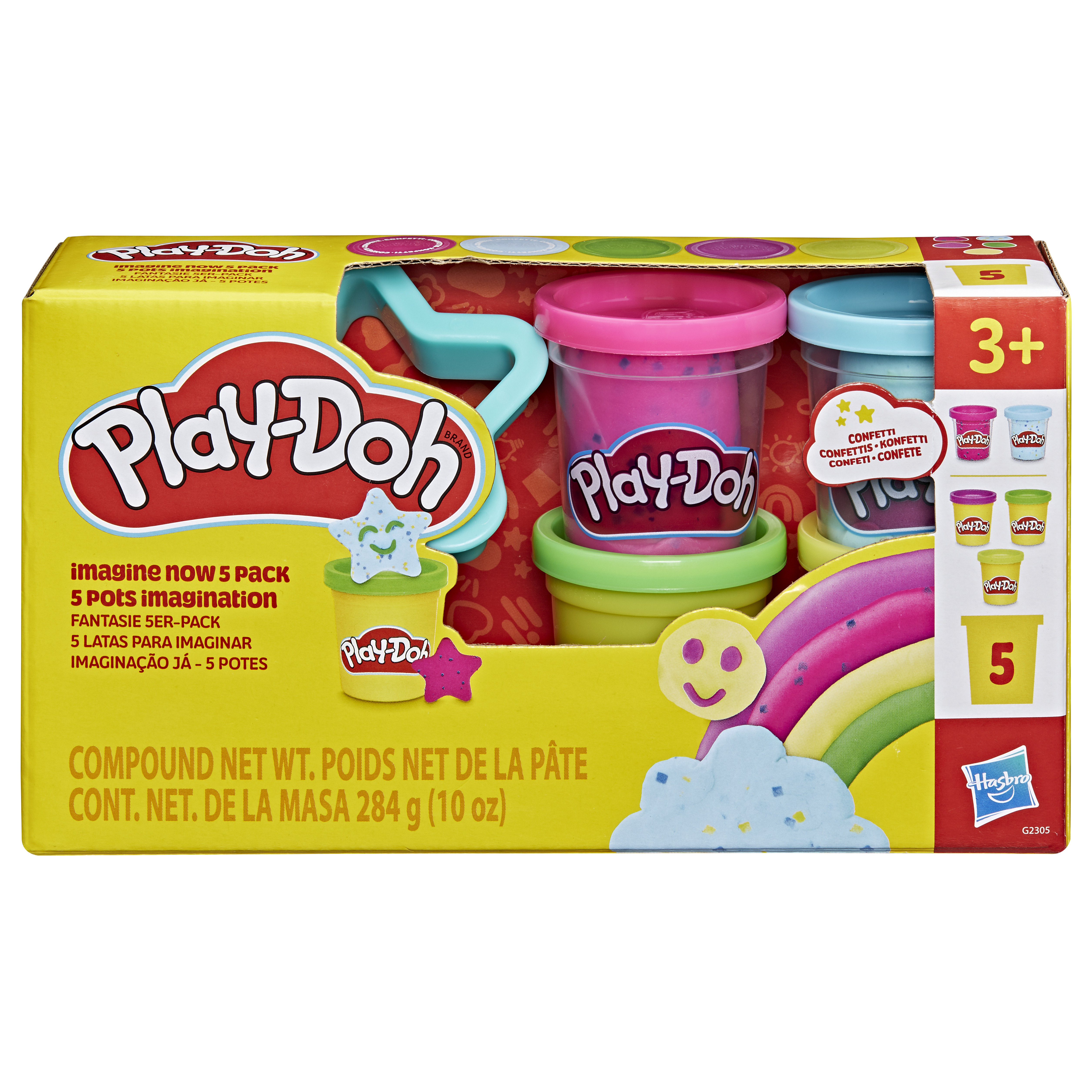 Масса для лепки Hasbro Play Doh Воображение 5шт - фото 2