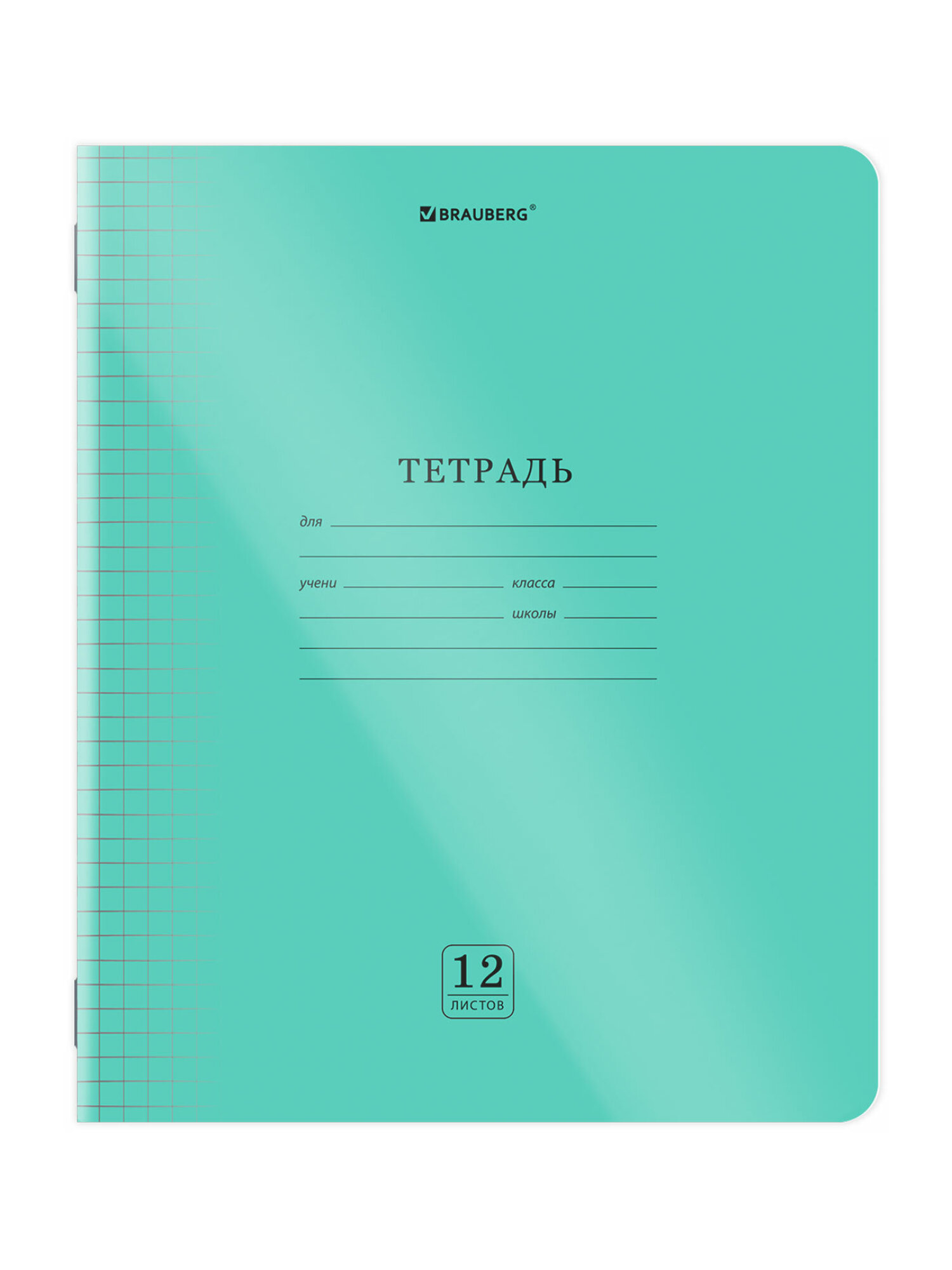 Тетрадь Brauberg клетка 12 лист. 10 шт. - фото 8