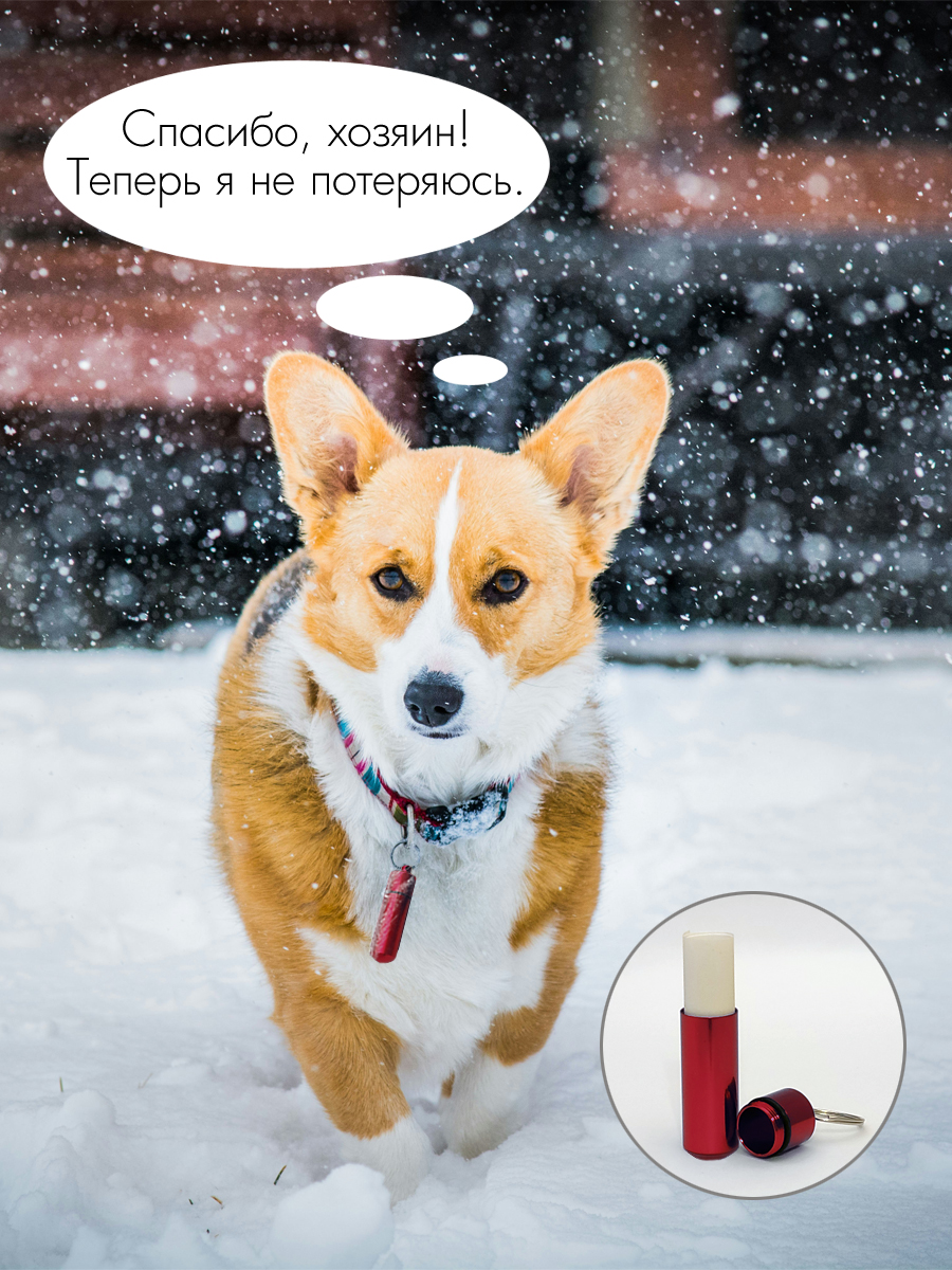 Капсула-брелок Solaris 14мм*52мм Красная - фото 6