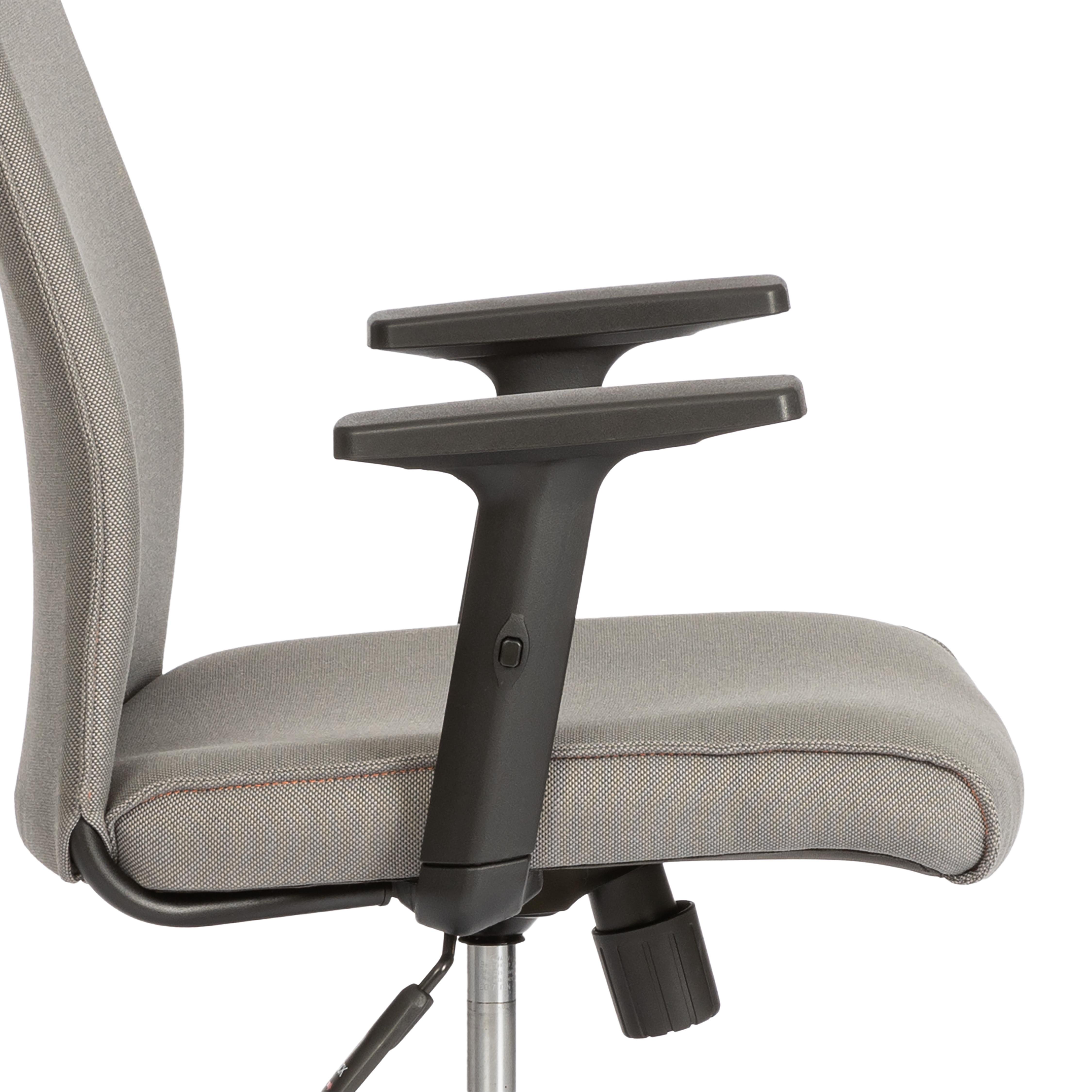 Компьютерное кресло TETCHAIR PRAGMATIC PLT ткань серый - фото 13