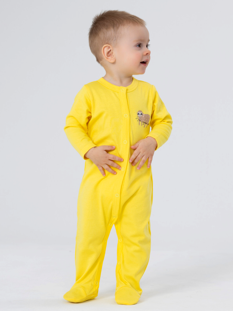Комбинезон Linas baby 2000-1_Желтый - фото 5