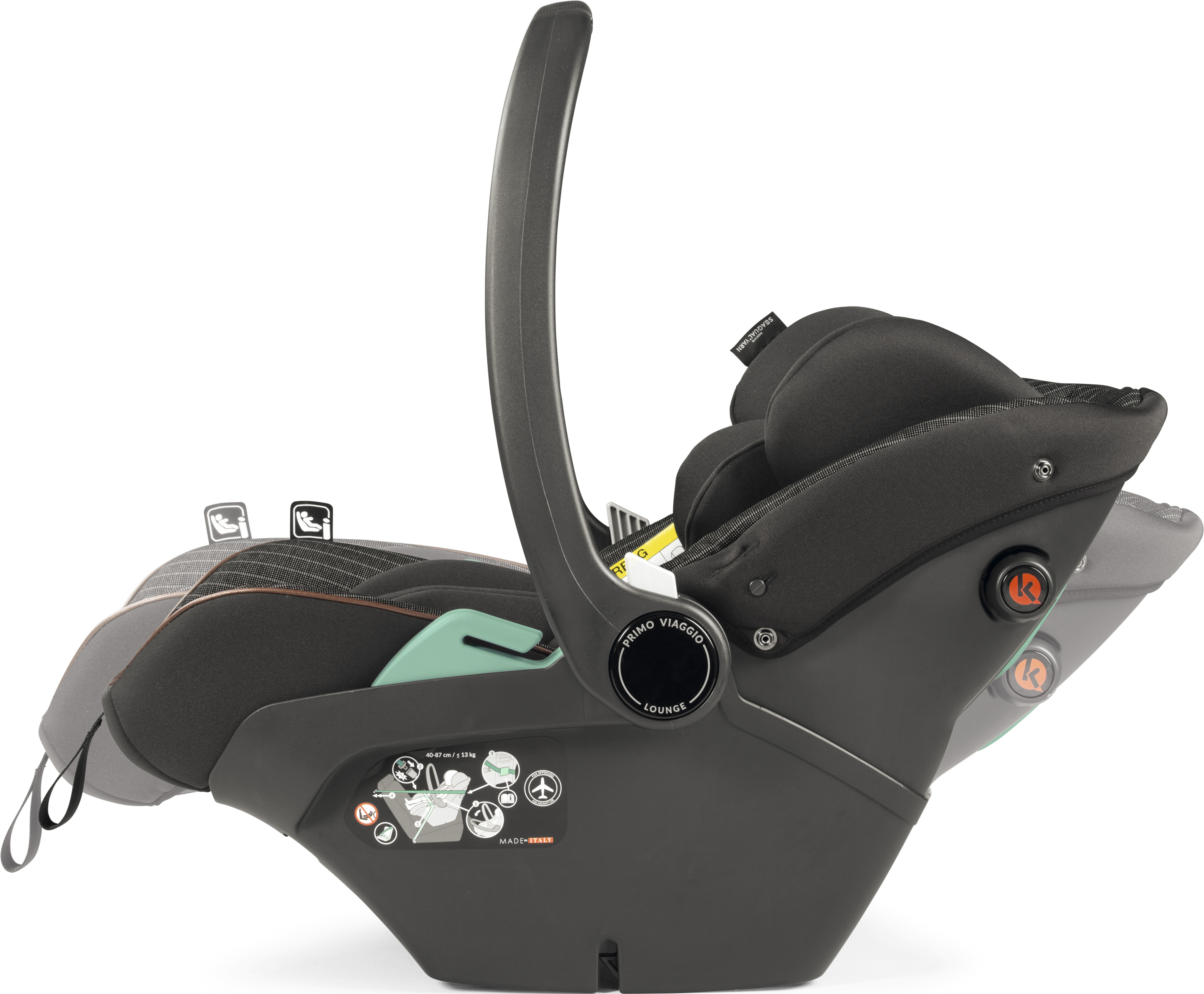 Автокресло Peg-Perego SLK 0 (0 -13 кг) коричневый - фото 2