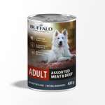 Корм для собак Mr.Buffalo 400г Adult мясное ассорти с говядиной