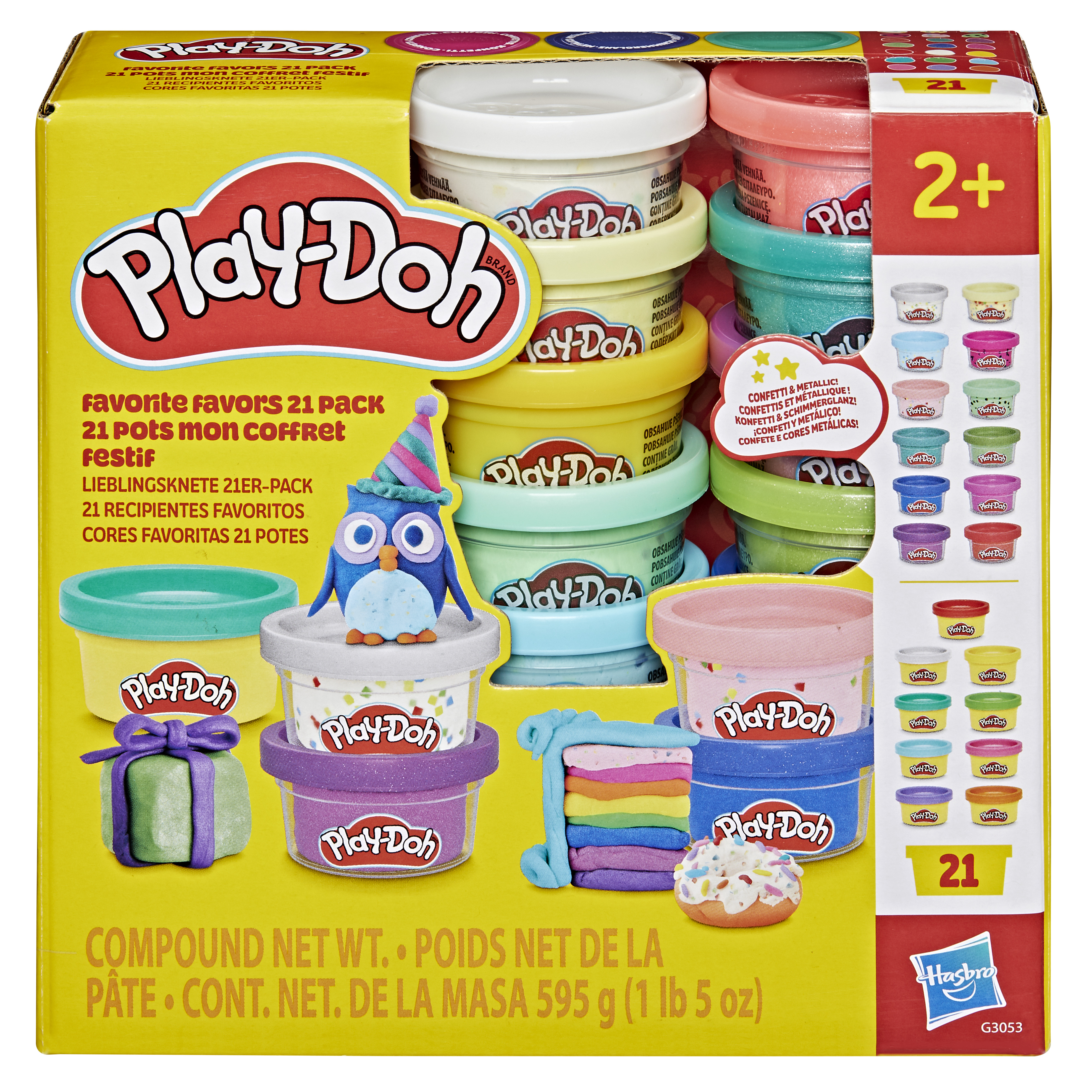 Масса для лепки Hasbro Play Doh 21шт Любимые цвета - фото 7