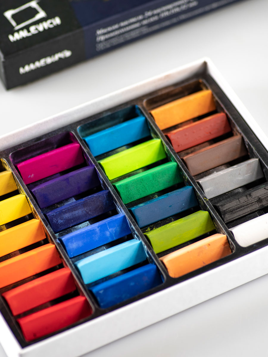 Пастель сухая Малевичъ 24 шт. - фото 6