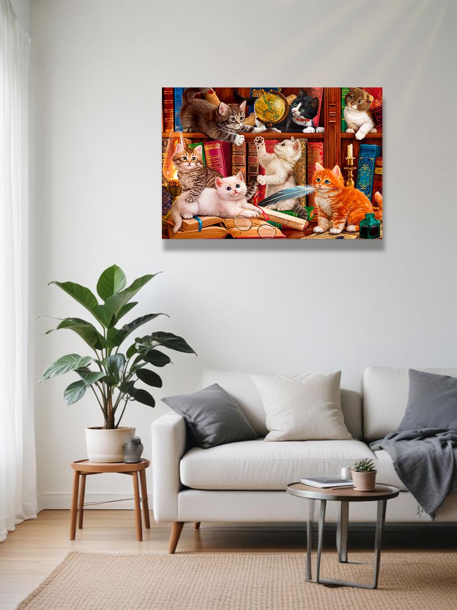 Пазл Рыжий кот классический - фото 3