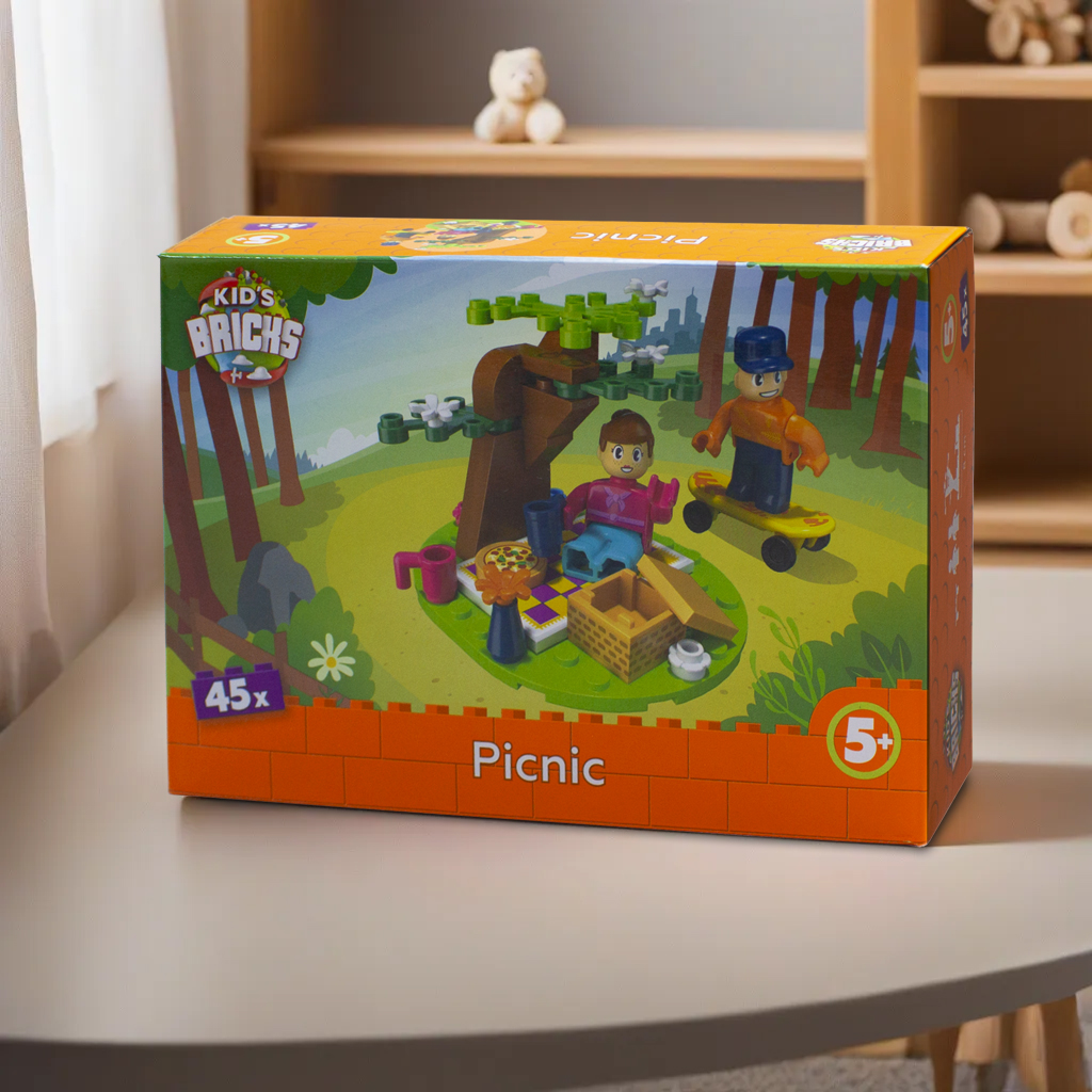 Конструктор kids bricks Пикник 45 дет. - фото 4
