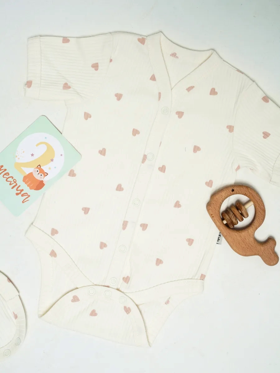 Боди 3 шт Супер Пупс нбр/3пр/бд/sk23/рубчик/леснаясказка - фото 3