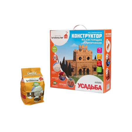 Конструктор BRICKMASTER из мини-блоков 484 дет.