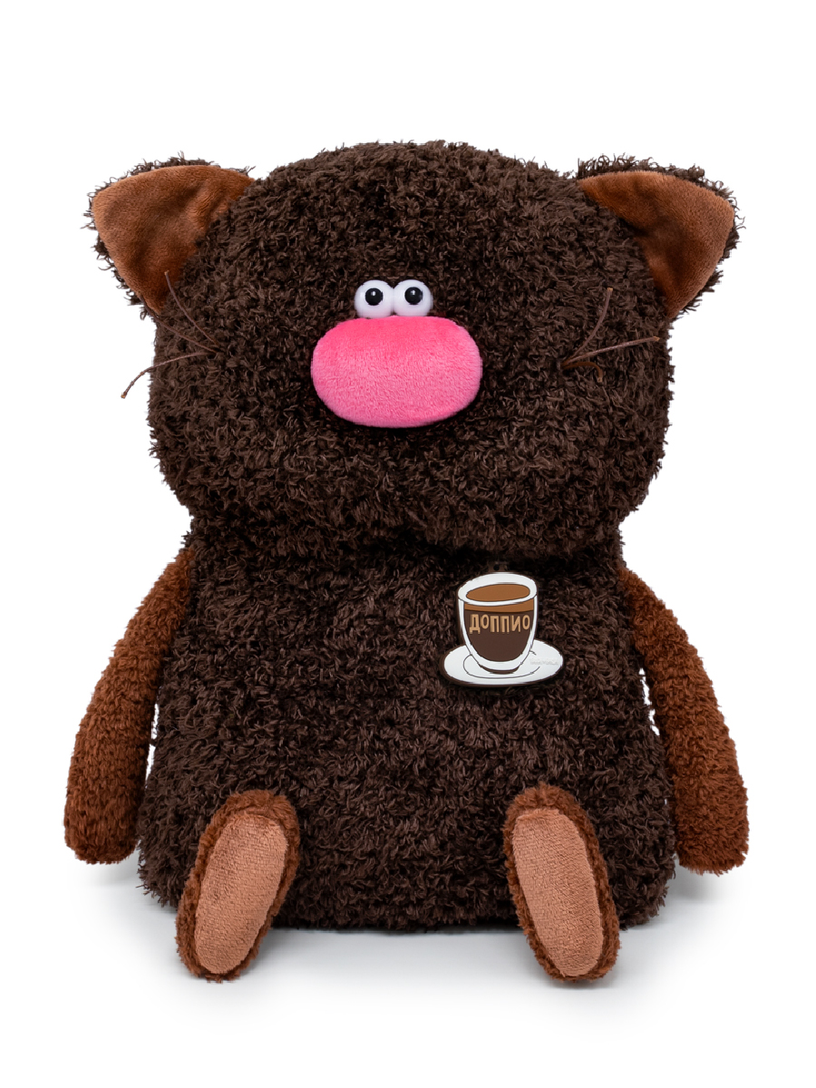 Мягкая игрушка BUDI BASA Кофейный кот Доппио - фото 1