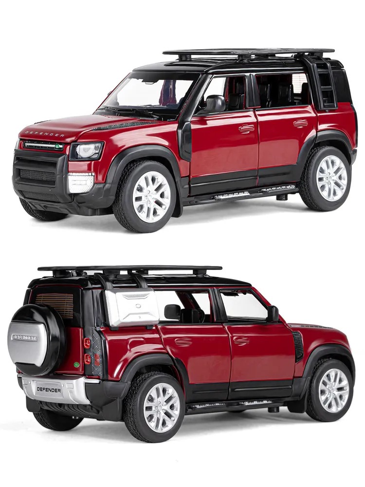 Внедорожник АВТОпанорама Land Rover Defender 110 1:32 JB1251469 - фото 9
