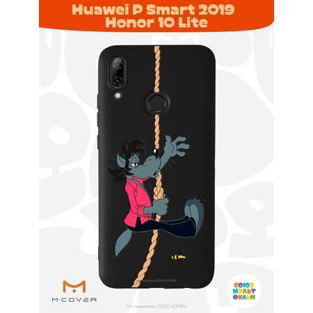 Силиконовый чехол Mcover для смартфона Huawei P Smart 2019 Honor 10 Lite Союзмультфильм Полет волка