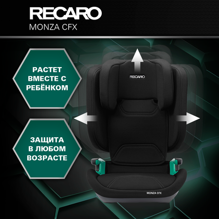 Автокресло Recaro Monza Compact Isofix 2/3 (15-36 кг) черный
