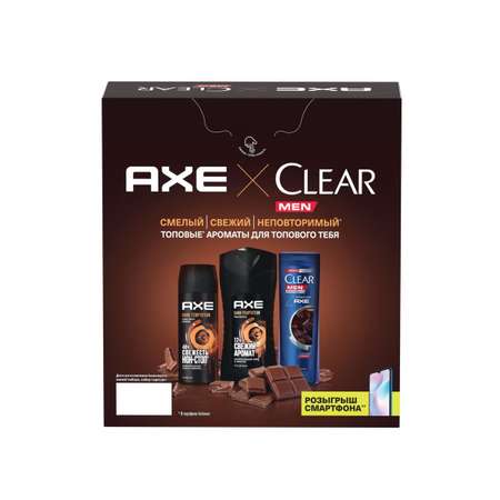 Набор средств Axe Clear Dark Temptation