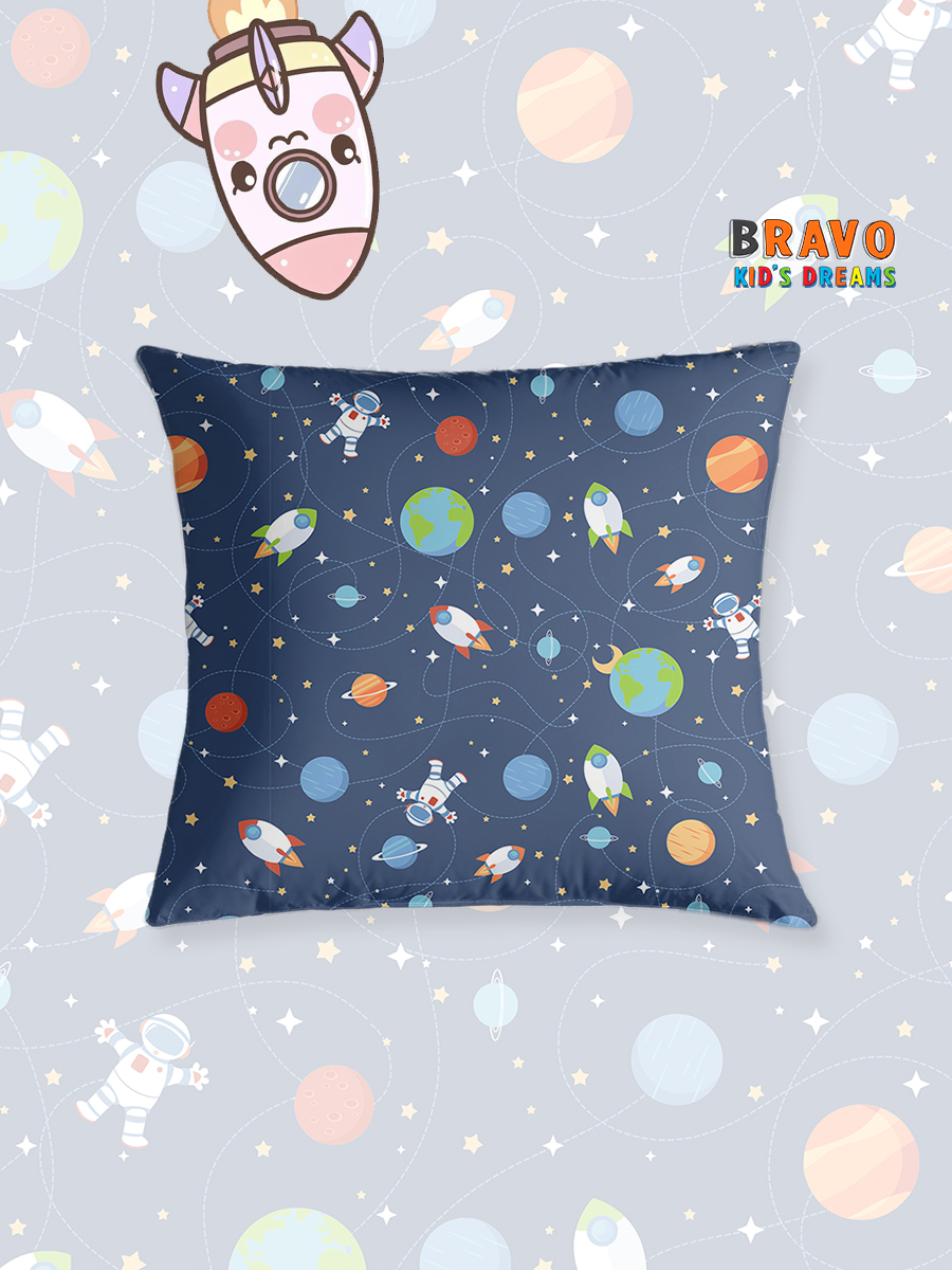 Наволочка BRAVO kids dreams Космос 70 x 70 см 1 шт. - фото 1