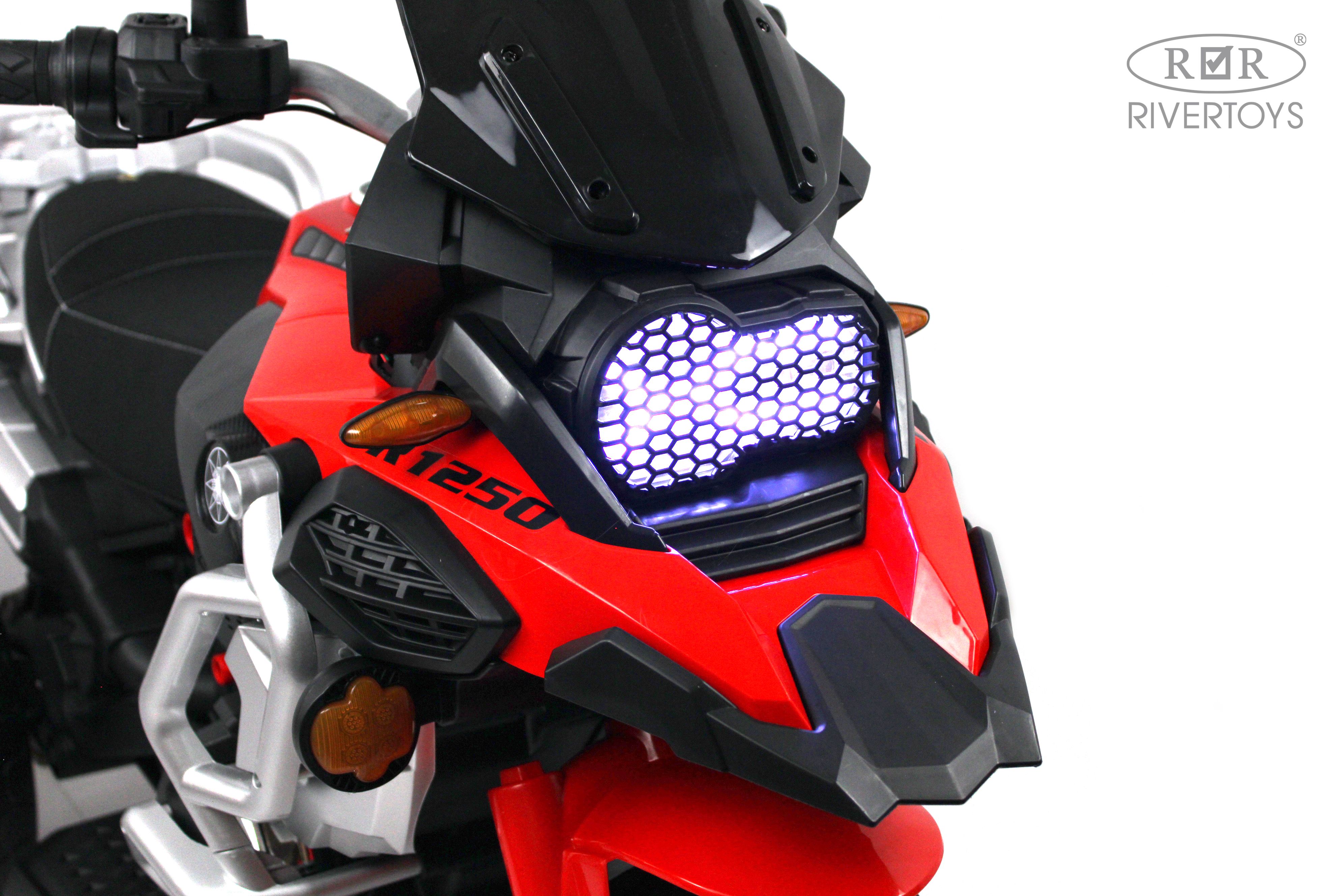 Электромотоцикл RIVERTOYS М111БХ-RED - фото 24