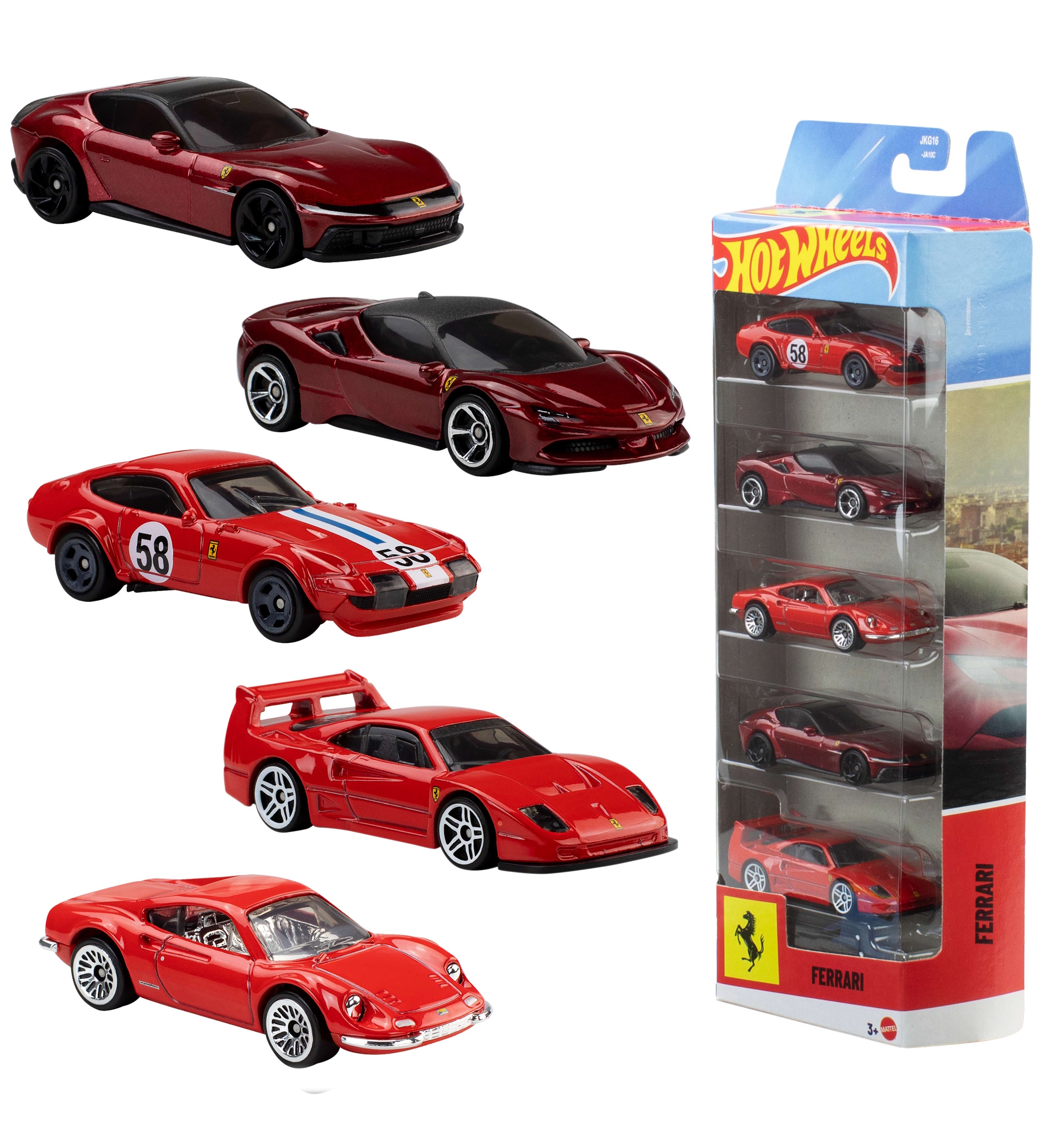 Игровой набор Hot Wheels Ferrari JLN12 - фото 1